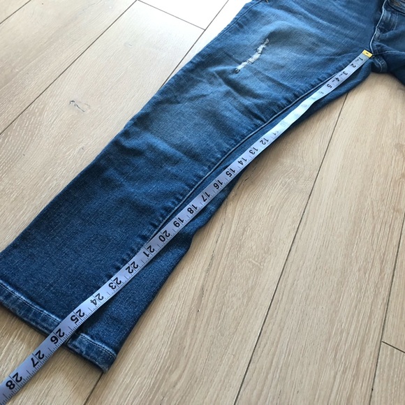 Anthropologie Pilcro and the Letterpress Distressed Low Rise Jeans Size 27P - Picture 8 of 13